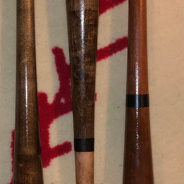 Ready-to-Play Cupped Wood Baseball Bats - Minor Finish Blem, No Paint Flaws | 32-34" Length