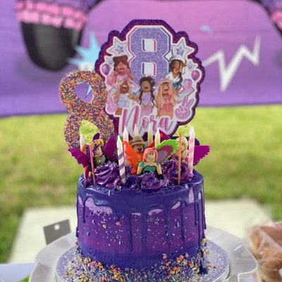 Printable Girl Cake Topper Birthday Party Cake Topper - Etsy