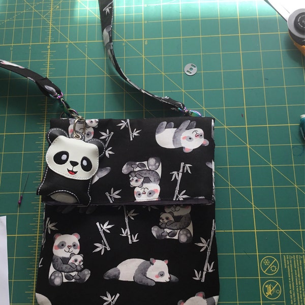 Lily Cross Body Bag PDF Sewing Pattern - Tote Bag, Fold Over Bag ...