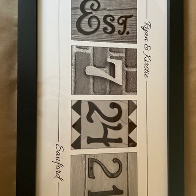 WEDDING DATE GIFT Wedding Gift Idea, Gift for the Couple, Wedding Gift ...