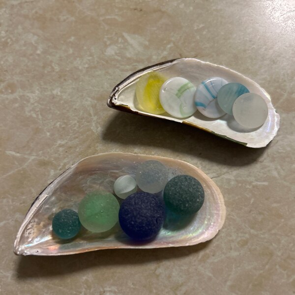 Image showcasing Sea Glass, Stained Glass Decoration, Nautical Decor, Beach House Decor ...