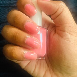 Peach Sheer Nude Peach Jelly Nail Polish Handmade Nail Etsy Uk