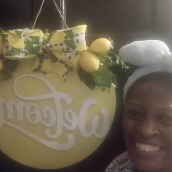 Hello Lemon Door Hanger for Spring Summer - Etsy