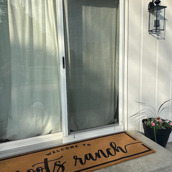 Custom 24 X 72 Inch Doormat, Extra Large Doormat,x-large Doormat,double ...