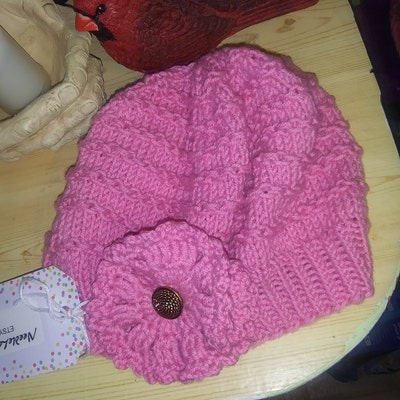 Instant Download Men's Hat Knitting Pattern for Easy Knit - Etsy