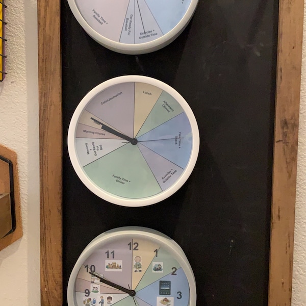 Custom Summer Clock Schedule Template - as Seen on Tiktok - Etsy