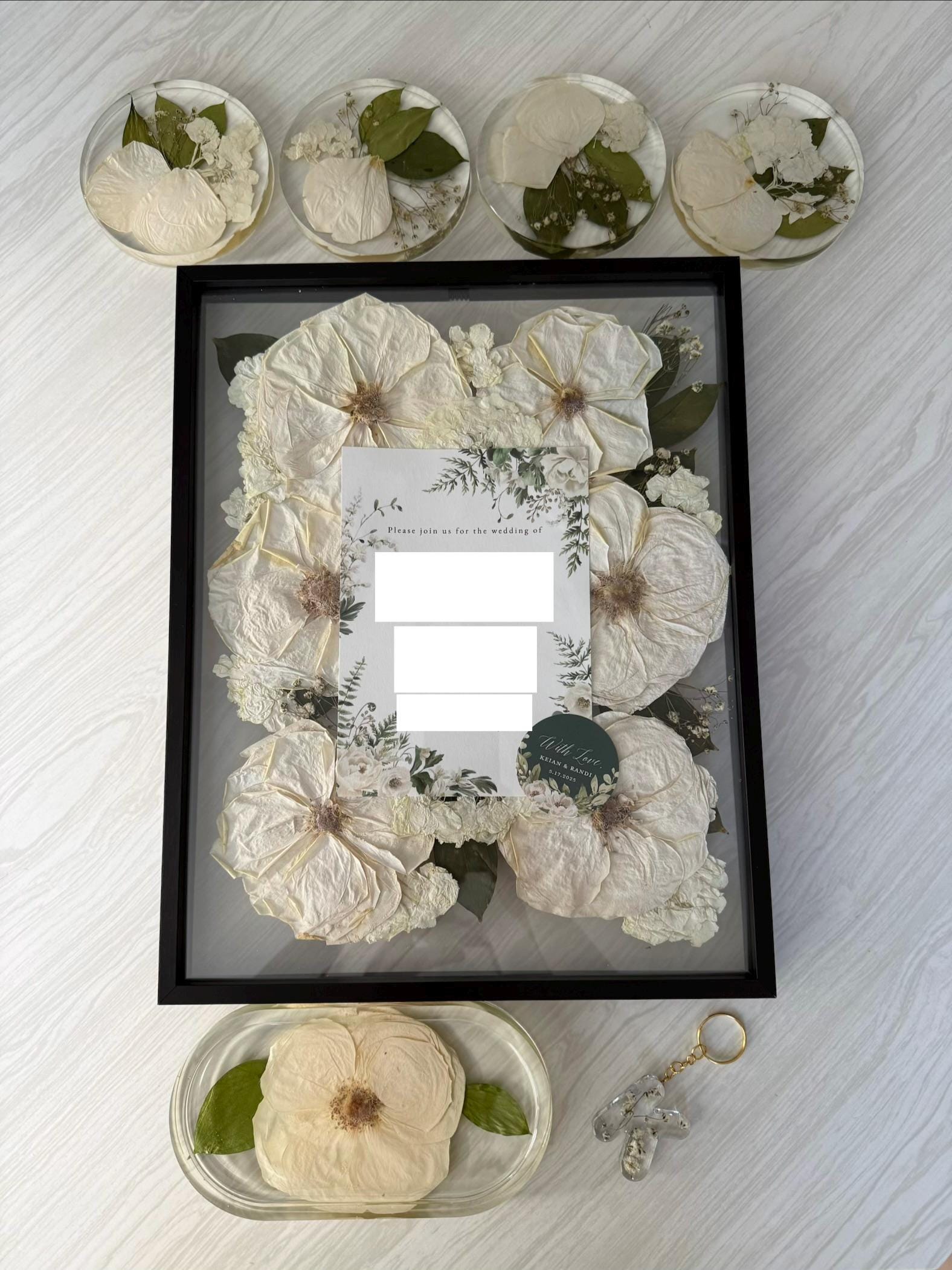 Preserved flowers from Randi's review