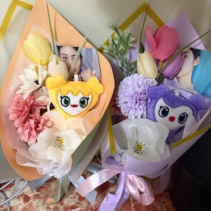 TWICE Lovelyz Plush Flower Bouquet KPOP - Etsy