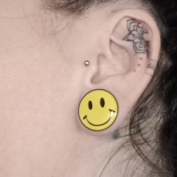 Paire De Tunnels D'Oreille En Acier Inoxydable - 6-16 Mm - Set De Stretchers Classiques - Pour Piercing