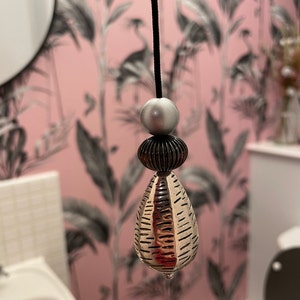 Light Pull Bathroom Light Pull Cord With Large Seashell - Etsy UK