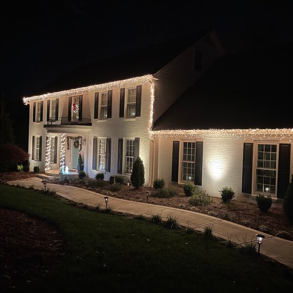 Home Accents Holiday Gutter Hooks - 25 Count For Christmas Lights, Indoor/Outdoor