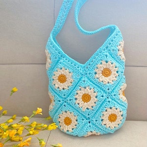 Summer Days Daisy Bag Crochet Pattern - Etsy Australia