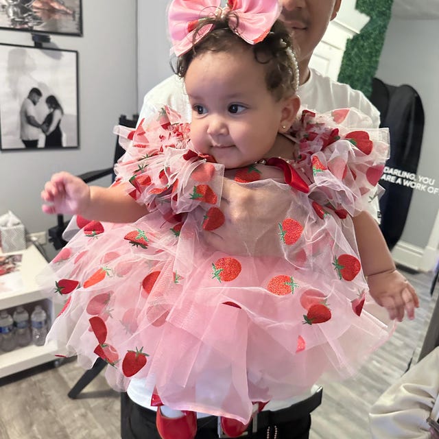 Strawberry Tutu Romper Baby Girl Summer Dress Baby Girl Berry