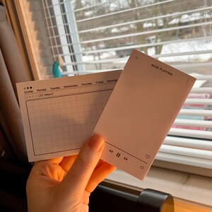 Cute Task Tracker Sticky Memo Notepad | Etsy