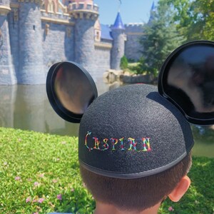 Youth Disneyland Personalized Black 