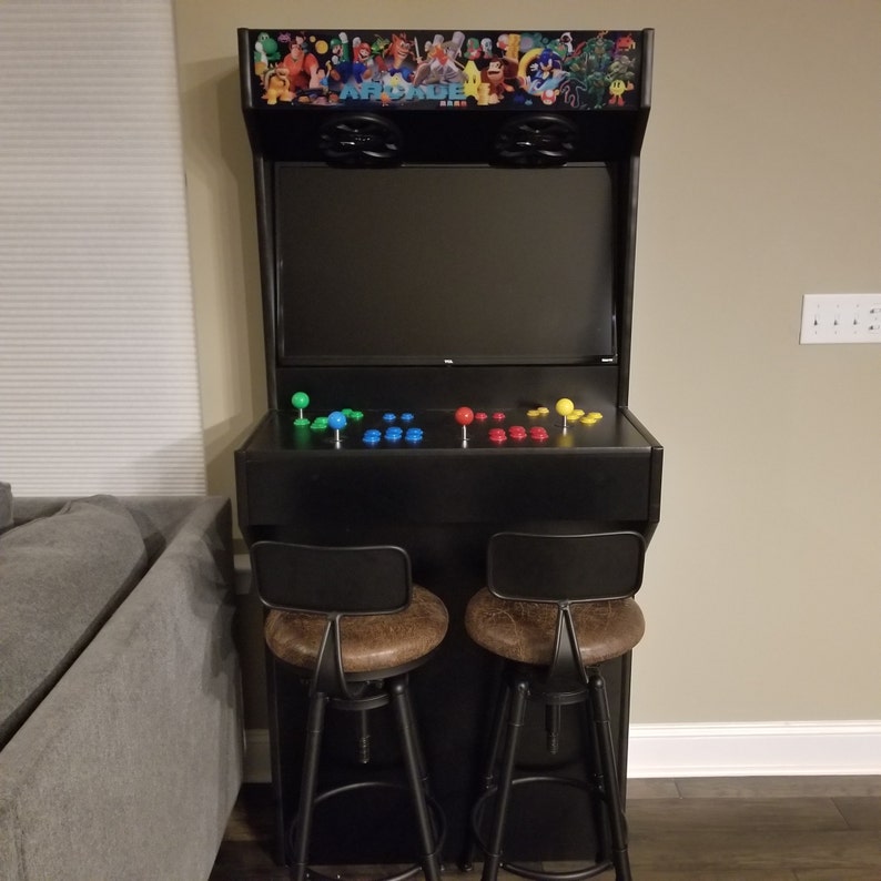 Arcade setup shared by Pamela Daniels