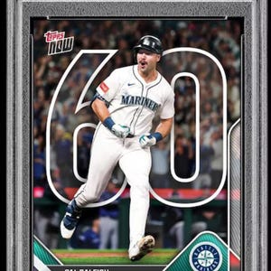 Graded 10 Cal Raleigh 60 HR Record 2025 Topps Now 765 Seattle 