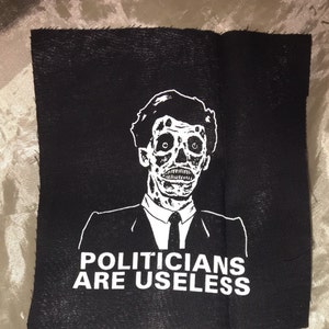 HORROR PATCH oooh political I get it photo