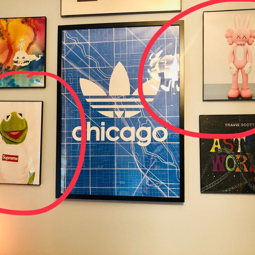 KAWS XX Air print poster matte urban street Supreme