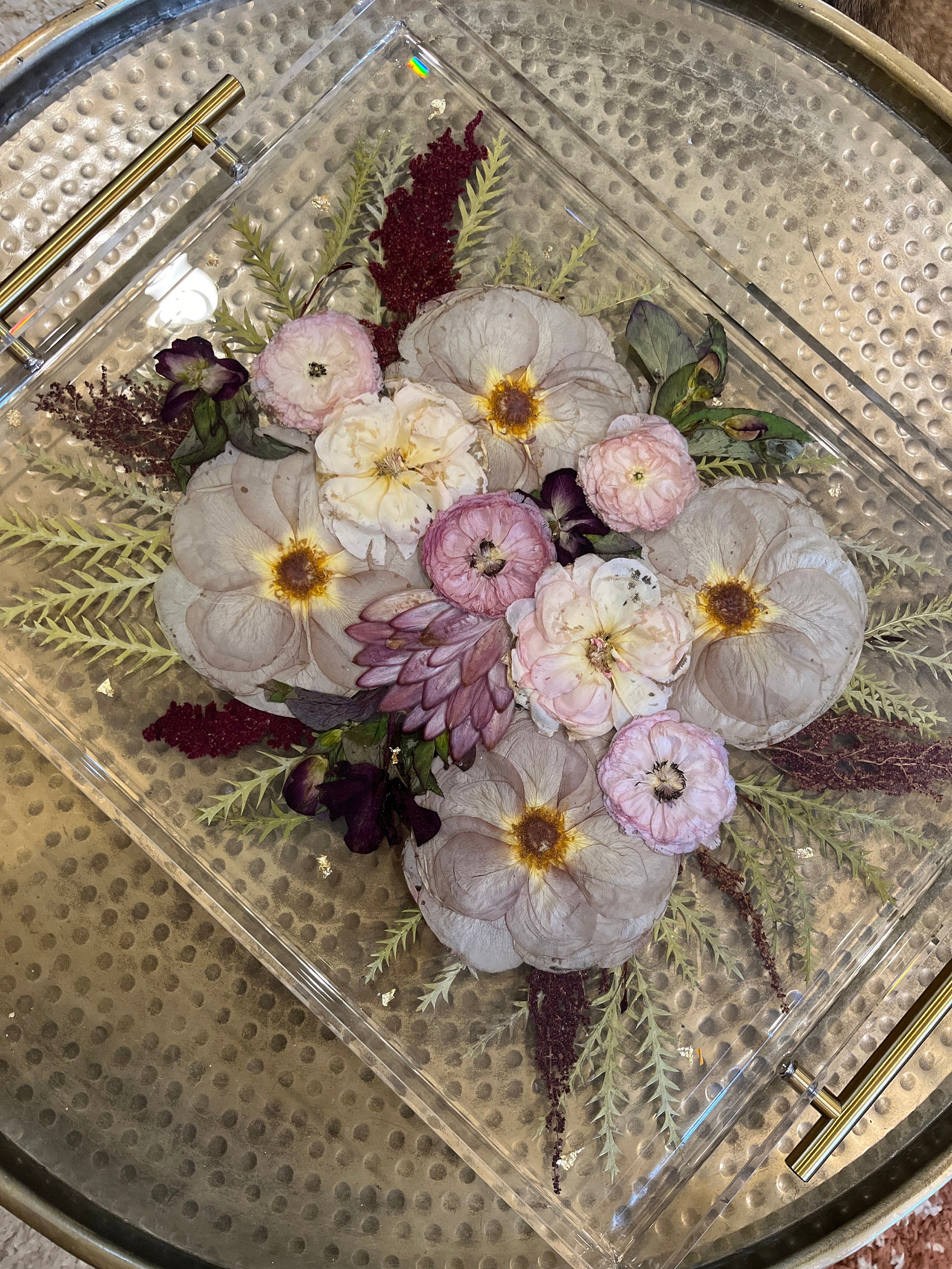 Preserved flowers from Aime's etsy review