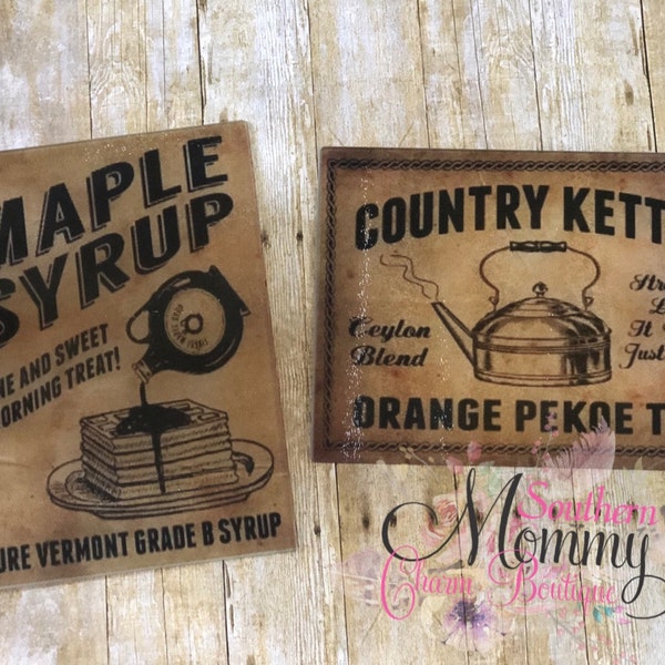 Vintage Country Primitive Pantry Labels, Digital Printable Kitchen ...