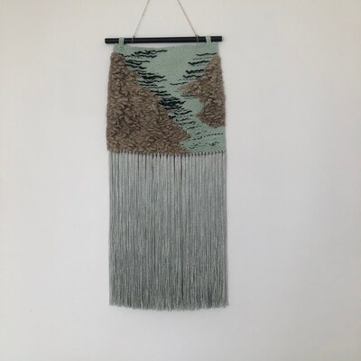 Large Neutral Woven Wall Hanging Textile Wall Decoration Weaving Wall Photo Inspiration