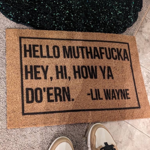 Lil Wayne Welcome Mat