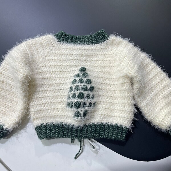 Christmas Tree Jumper Pattern - Adult and Child Bundle - Crochet ...