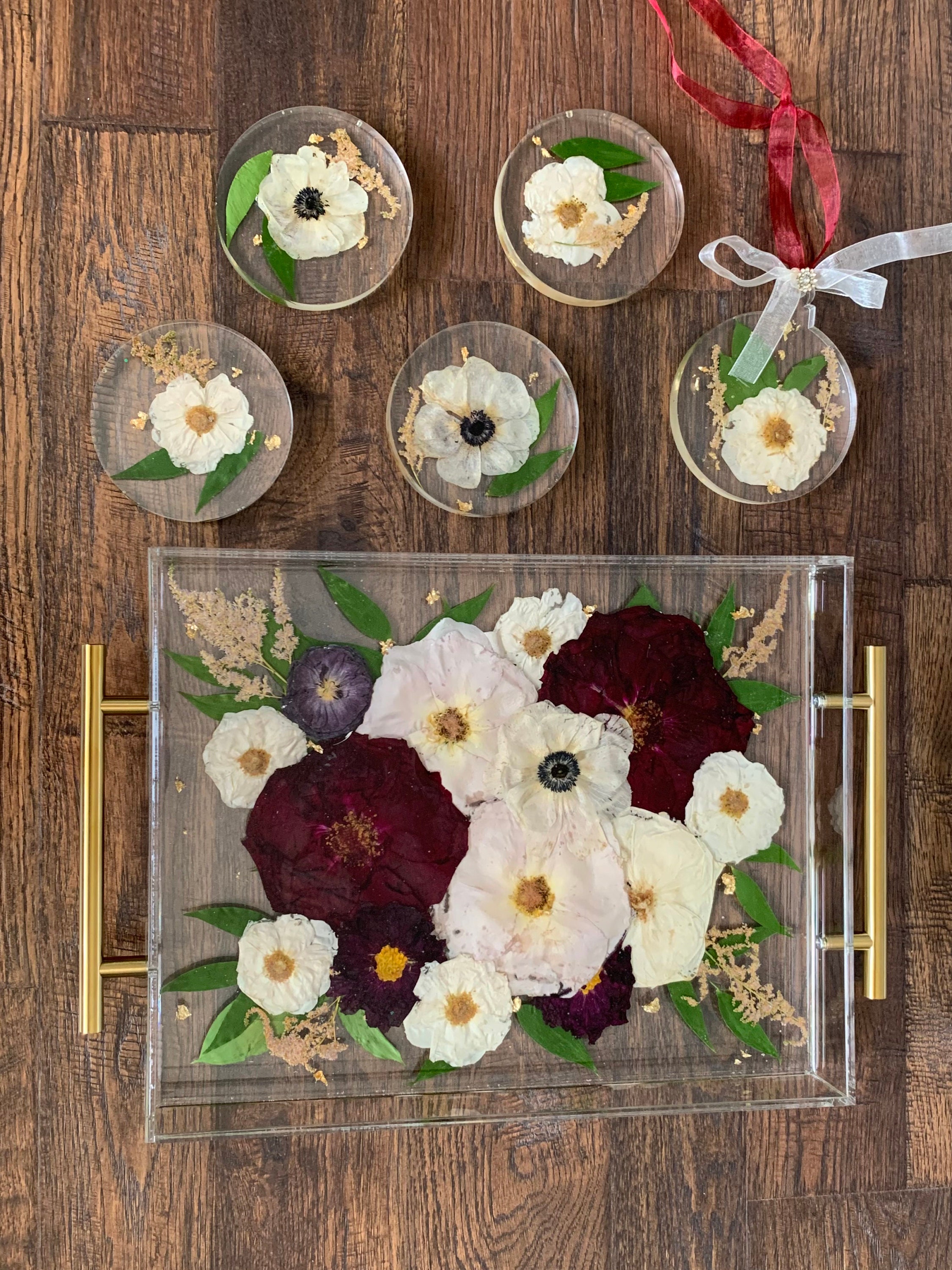 Preserved flowers from Jordan's etsy review