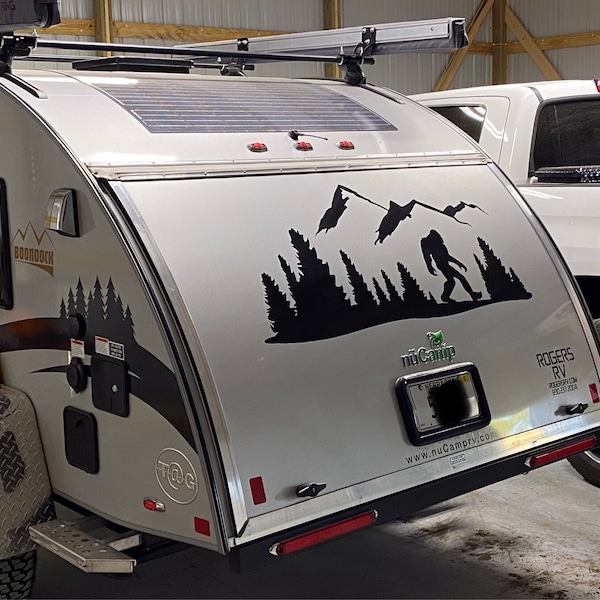 RV Camper Graphics Decals Stickers Bigfoot Stripe Kit, Sasquatch ...
