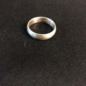 Perfect Hammered 5mm BandMen's Silver Wedding | Etsy