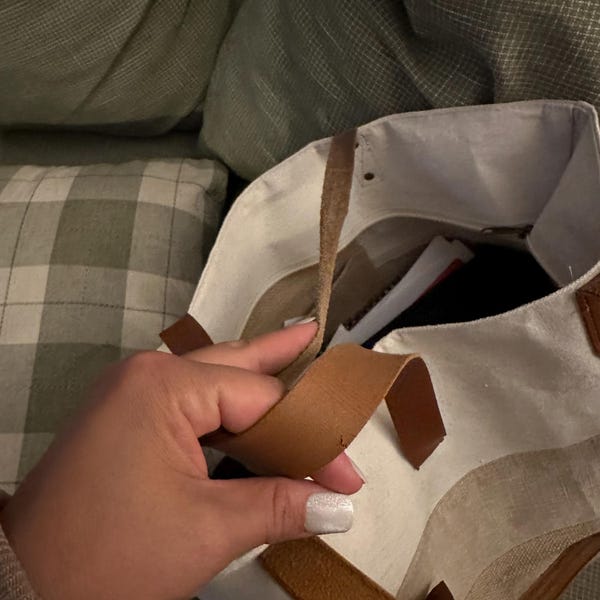 LARGE CANVAS CLUTCH TEACHER'S PET