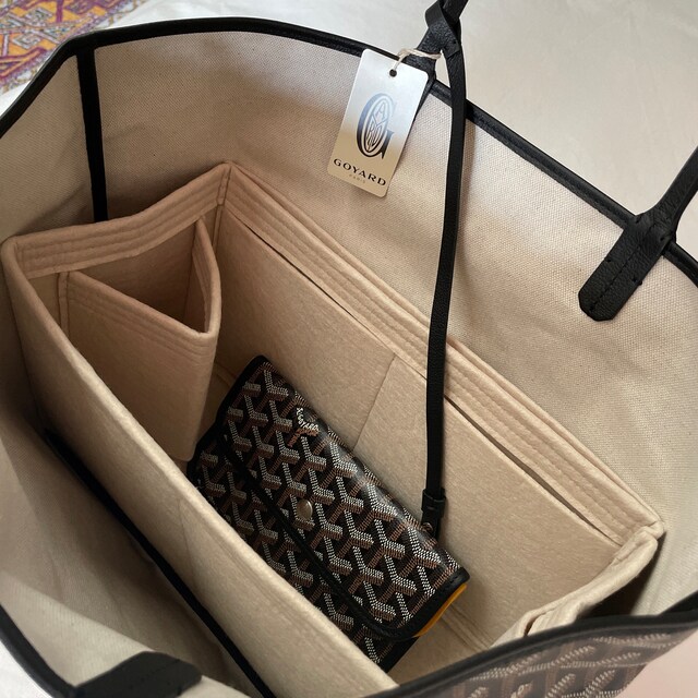  Bag Insert Bag Organiser for Goyard Anjou PM (Red w/o Bottle  Slot) : Clothing, Shoes & Jewelry