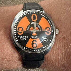 Soviet Raketa Big Zero 0 - NOS- Rare - Vintage 80s - - Green