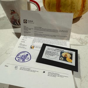 Amelia heeft een foto van de aankoop toegevoegd