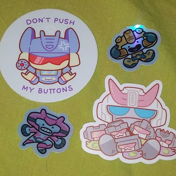 Tf Chibi Stickers - Etsy