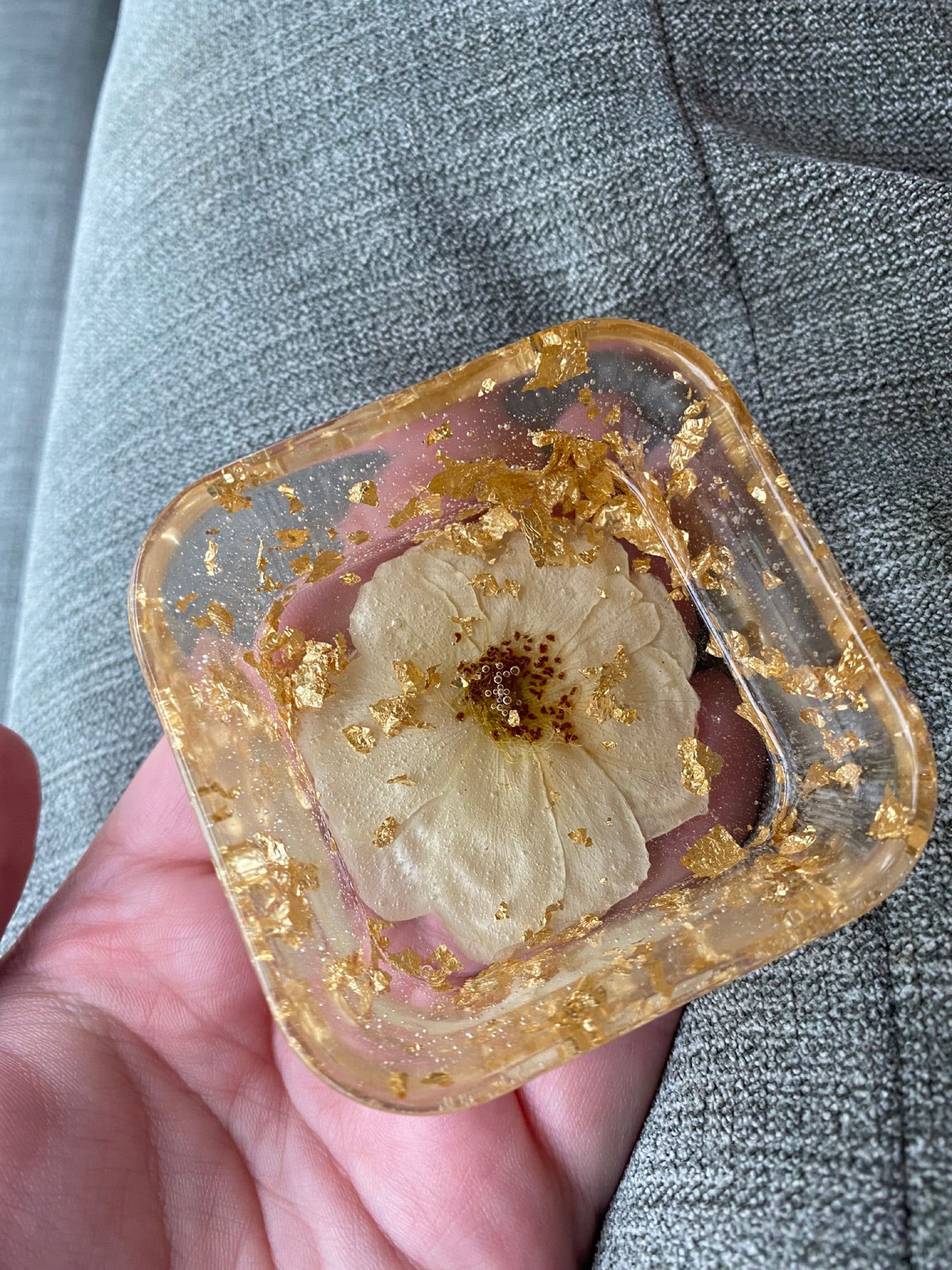 Preserved flowers from Hanna's etsy review