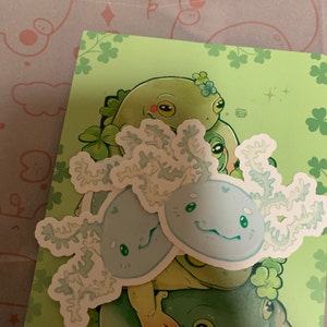 Frog Stack Bookmark Frog Art Cute Bookmark Laminated - Etsy UK