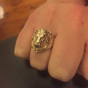 J crew lion best sale ring