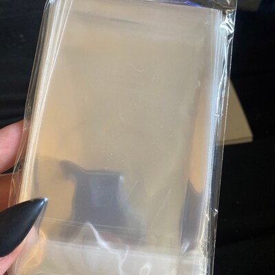100 Self Sealing Resealable Lip and Tape Cello Clear Bags 1.2mil 2x2 ...