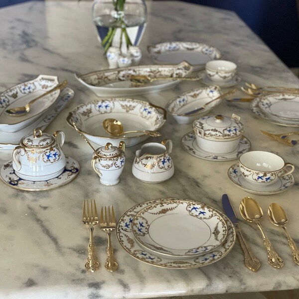 Vintage Lefton Heritage Floral Handpainted China Tea Set 1960s ...