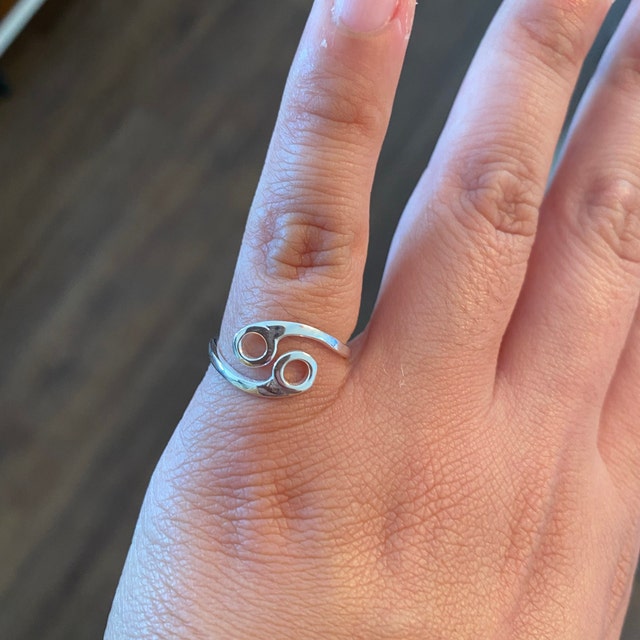 Zodiac Sign Ring, Cancer Ring, Star Signs Ring, Birth Date Ring