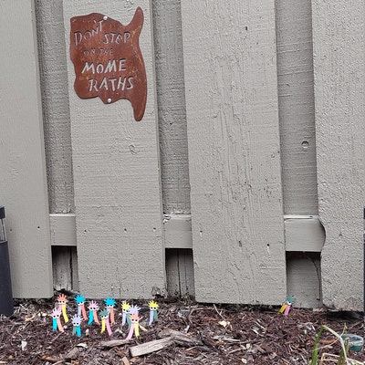 Don't Step on the Mome Raths Wall Sign Alice in Wonderland Free ...