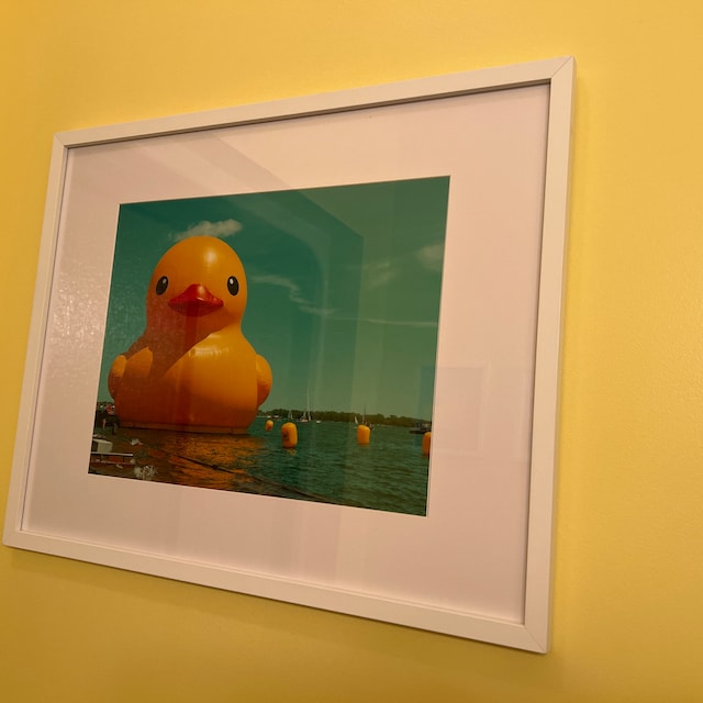 Joyous Yellow Rubber Duck Canvas Wall Art - 69x46 Cm (27x18"), Gallery Wrap, Ready To Hang