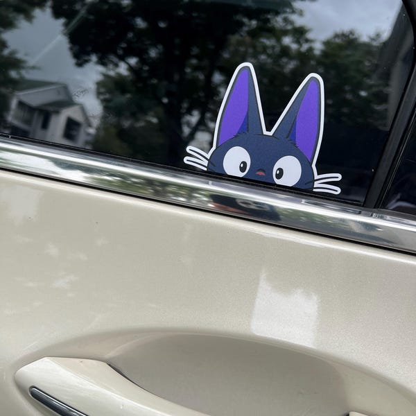 Bluey Peeker Glossy White Cut Vinyl Car Decal Multiple Sizes - Etsy