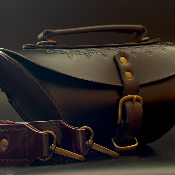 Catherine Bag: PDF Pattern for Leather Shoulder Bag | Letter & A4 | DIY ...