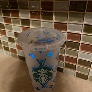 Download Bad Bunny Logo Starbucks Cup | Etsy