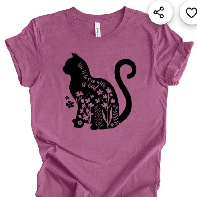 [IN SILENCE] CAT GRAPHIC SHEARED T-SHIRT ☆送料込☆ Cat Space Shirt|women's Cat Space Print Oversized T-shirt
