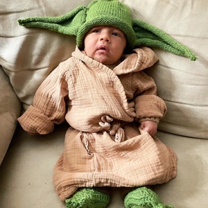 Baby Yoda Disfraz Grogu Bebe T12-18meses Original Mandaloria