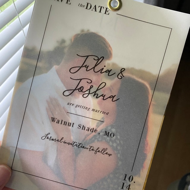 easy layered save the date idea 💌 template by me (someday paper